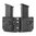 RAVEN CONCEALMENT SYSTEMS COPIA DOUBLE PISTOL MAG CARRIER 9/40 BLACK SHORT