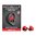 DECIBULLZ CUSTOM MOLDED EARPLUG, RED