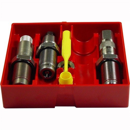 STEEL 3-DIE PISTOL DIE SETS - LEE PRECISION .30 LUGER FULL LENGTH SIZING 3-DIE SET STEEL