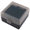 FLIP TOP RIFLE AMMO BOXES - FLIP TOP RIFLE AMMO BOX 223-RUGER 6X47 100 ROUND SMOKE
