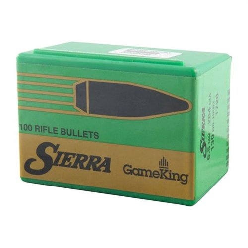 GAMEKING 6.5MM (0.264") HOLLOW POINT BOAT TAIL BULLETS - SIERRA BULLETS GAMEKING 6.5MM (0.264") 130GR HOLLOW POINT BOAT TAIL 100/BOX
