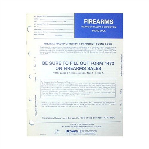 Shop Accessories & Supplies > Firearms Records Books - Preview