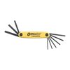 GORILLA GRIP® FOLD-UP SAE WRENCH SETS - GORILLA GRIP SAE HEX WRENCH 9-PIECE SET (5/64"-1/4")
