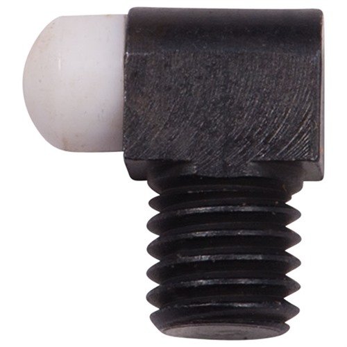 BRADLEY GUNSIGHT STD BEAD, 1/8" 6-48 TPI, 9/64" SHANK, WHITE