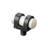 HIGH VISIBILITY FRONT SIGHT SHOTGUN BEADS - HIGH VISIBILITY BEADS 6-48 THREAD WHITE