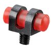 HIGH VISIBILITY FRONT SIGHT SHOTGUN BEADS - HIGH VISIBILITY BEADS 3-56 THREAD RED
