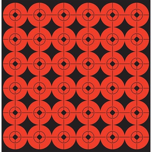 SELF-ADHESIVE TARGET SPOTS - BIRCHWOOD CASEY 1" ORANGE TARGET SPOTS, 360-PAK