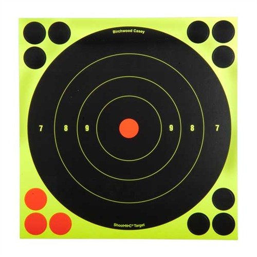SHOOT-N-C® TARGET - BIRCHWOOD CASEY 8" BULLSEYE, 6 PACK