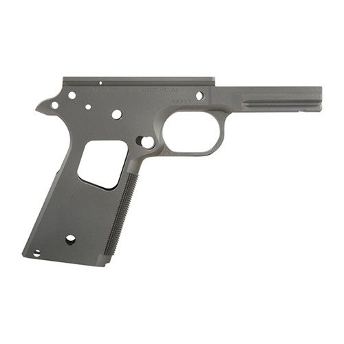 1911 RECON RECEIVER CARBON, CHECKERED - CASPIAN 1911 RECON RECEIVER, CARBON, 20 LPI CHECKERING