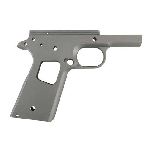 1911 COMMANDER RECEVER FRAME, STANDARD, SMOOTH, C/S - CASPIAN COMMANDER RECEIVER W/STD, CARBON, SMOOTH CHECKERING
