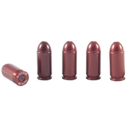 AMMO SNAP CAP DUMMY ROUNDS - A-ZOOM 45 ACP SNAP CAPS 5/PACK