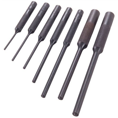 ROLL PIN PUNCHES - BROWNELLS COMPLETE ROLL PIN PUNCH 7 PIECE KIT