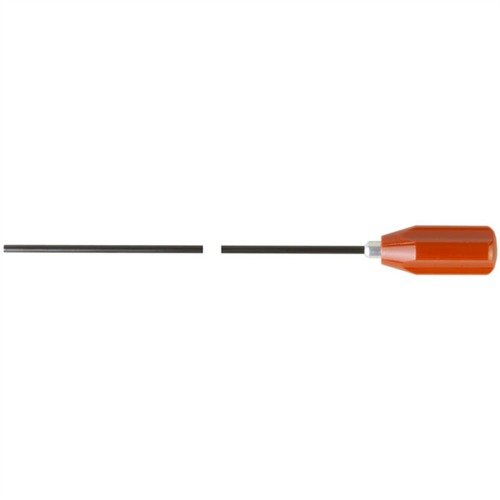PISTOL/SERVICE RIFLE ROD - DEWEY 22-CF-6, 6-1/2" ROD W/8-32 TPI FEM, BRASS LOOP