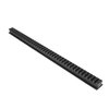 PICATINNY BASE STOCK - 7075 ALUMINUM PICATINNY RAIL BLANK BLACK 16