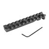 RUGER® REVOLVER SCOPE BASES - RUGER REVOLVER MOUNT BLACK NO HOLES