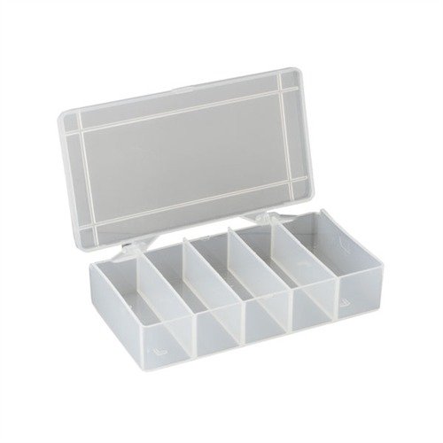 COMPARTMENT BOXES - BROWNELLS STORAGE BIN, 5 COMPARTMENT, 5-7/8"X3-1/2"X1-3/4", 2 PACK