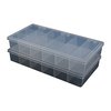COMPARTMENT BOXES - STORAGE BIN, 12 COMPARTMENT, 8-1/4"X4-1/4"X1-1/4", 2 PACK