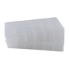 COMPARTMENT BOXES - STORAGE BIN, 6 COMPARTMENT, 8-1/4"X4-1/4"X1-1/4", 2 PACK