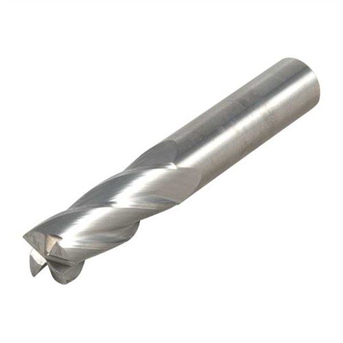 SOLID CARBIDE CENTER-CUT END MILL CUTTERS - BROWNELLS END MILL, CARBIDE, 3/8"