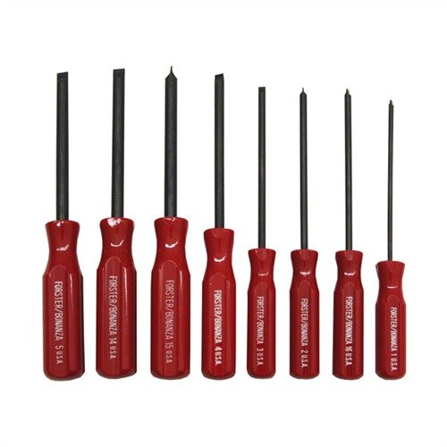 GUNSMITH SCREWDRIVERS - FORSTER PRODUCTS, INC. FORSTER GUNSMITH SCREWDRIVER SET