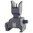 GG&G 1.8" FLIP-UP BACKUP FOREARM FRONT SIGHT ALUMINUM BLACK
