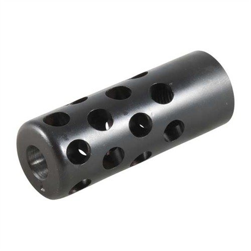 QUIET MUZZLE BRAKE 7MM - GENTRY CUSTOM QUIET MUZZLE BRAKE 7 MM 1/2-28 STEEL BLUED