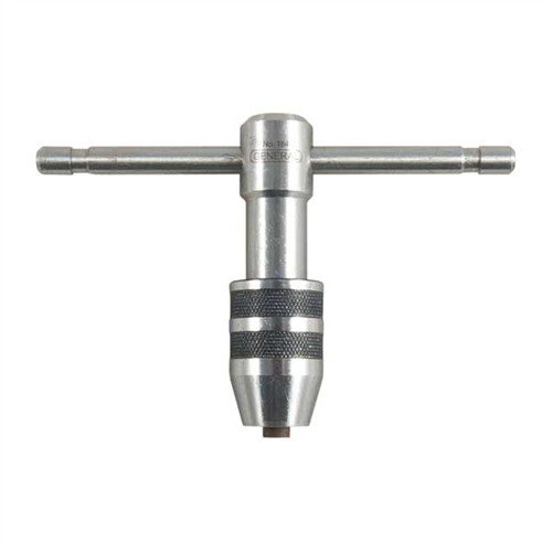 T-HANDLE TAP WRENCH - BROWNELLS T-HANDLE TAP WRENCH, NO. 164, 1/16" TO 1/4", STEEL