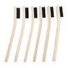 HEAVY-DUTY STRAIGHT WIRE GUNSMITH BRUSHES - GUNSMITH HEAVY DUTY BRUSH, NYLON, STRAIGHT, 6 PACK