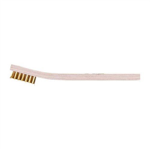 HEAVY-DUTY STRAIGHT WIRE GUNSMITH BRUSHES - BROWNELLS GUNSMITH HEAVY DUTY BRUSH, BRASS WIRE, STRAIGHT, 1 PACK