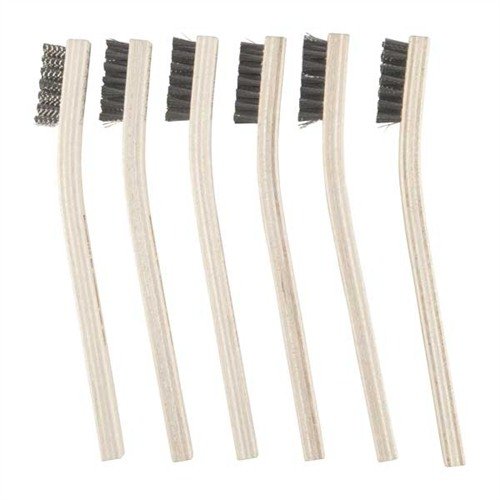 HEAVY-DUTY CRIMPED WIRE GUNSMITH BRUSHES - BROWNELLS GUNSMITH HEAVY DUTY BRUSH, SS WIRE, CRIMPLED, 6 PACK
