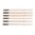 BROWNELLS GUNSMITH HEAVY DUTY BRUSH, SS WIRE, STRAIGHT, 6 PACK