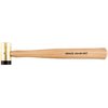 DELRIN-TIPPED BRASS HAMMER - DELRIN TIPPED BRASS HAMMER 8OZ