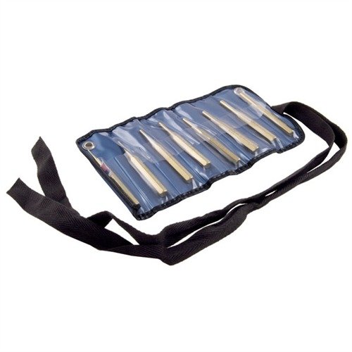 ROLL PIN PUNCHES - GRACE USA BRASS ROLL PIN PUNCH SET, 8 PC