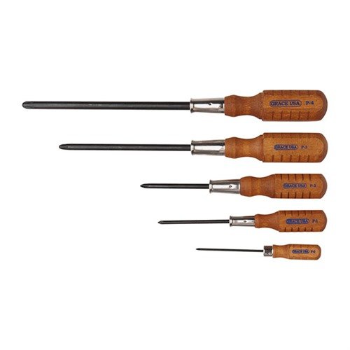 5 PIECE PHILLIPS SCREWDRIVER SET - GRACE USA 5 PIECE PHILLIPS SCREWDRIVER SET