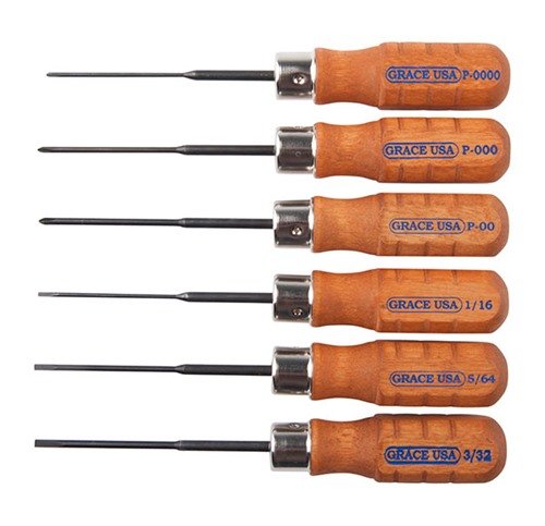 6 PIECE MICRO SCREWDRIVER SET - GRACE USA 6 PIECE MICRO SCREWDRIVER SET