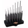 STEEL PUNCH SET WITH BENCH BLOCK - STEEL PUNCH SET WITH BENCH BLOCK 21 PIECE