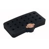 STEEL PUNCH SET WITH BENCH BLOCK - BENCH BLOCK BLACK