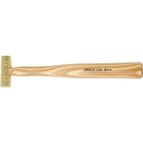 GUNSMITH'S BRASS HAMMER - GRACE USA BRASS HAMMER 4OZ