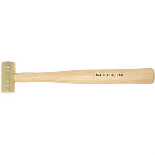 GUNSMITH'S BRASS HAMMER - GRACE USA BRASS HAMMER 8OZ