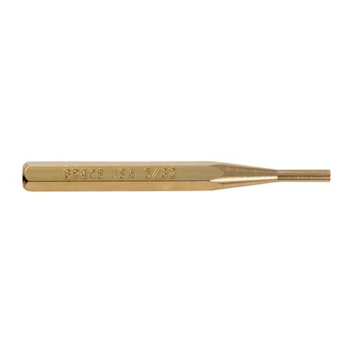 BRASS PUNCH SET - GRACE USA 5/32" (4MM) BRASS PIN PUNCH