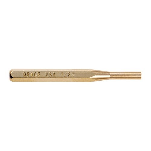 BRASS PUNCH SET - GRACE USA 7/32" (5.3MM) BRASS PIN PUNCH
