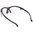 BROWNELLS MAGNIFYING SAFETY GLASSES 2X BLACK W/ CLEAR LENS