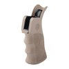 AR-15 OVERMOLDED BEAVERTAIL GRIP - OVERMOLDED BEAVERTAIL GRIP RUBBER DESERT TAN