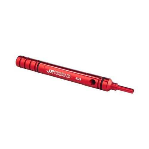 AR-15/ 308 AR CLEANING ROD GUIDE - J P ENTERPRISES AR-15 CLEANING ROD GUIDE RED