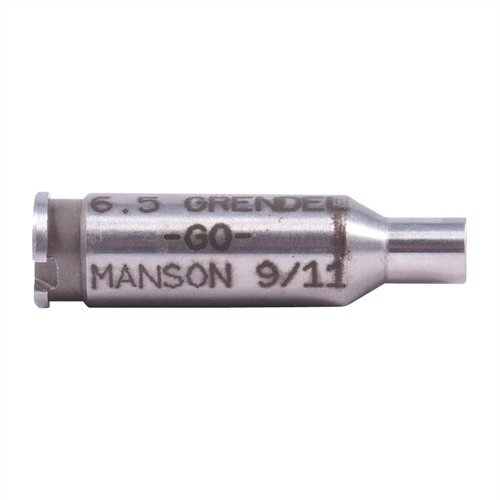 MANSON PRECISION RIMLESS CARTRIDGE HEADSPACE GAUGE - MANSON PRECISION 6.5MM GRENDEL GO GAUGE HEADSPACE GAUGE STEEL