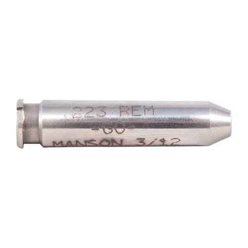 MANSON PRECISION RIMLESS CARTRIDGE HEADSPACE GAUGE - MANSON PRECISION 223 REMINGTON GO GAUGE HEADSPACE GAUGE STEEL