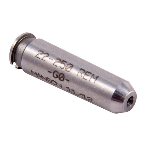 MANSON PRECISION RIMLESS CARTRIDGE HEADSPACE GAUGE - MANSON PRECISION 22-250 REMINGTON GO GAUGE HEADSPACE GAUGE STEEL