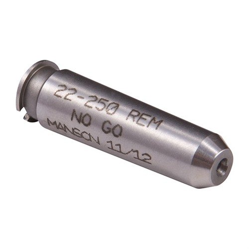 MANSON PRECISION RIMLESS CARTRIDGE HEADSPACE GAUGE - MANSON PRECISION 22-250 REMINGTON NO-GO GAUGE HEADSPACE GAUGE STEEL