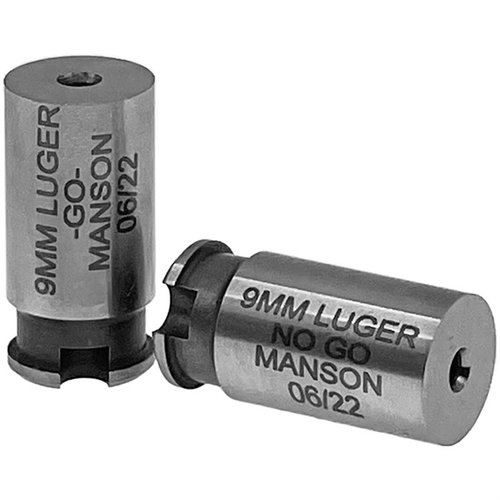 MANSON PRECISION RIMMED CARTRIDGE HEADSPACE GAUGE - MANSON PRECISION NO GO GAUGE 9X23 HEADSPACE GAUGE FITS 9MM LUGER STEEL