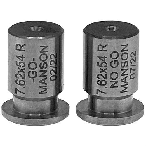 MANSON PRECISION RIMMED CARTRIDGE HEADSPACE GAUGE - MANSON PRECISION GO GAUGE HEADSPACE GAUGE FITS 7.62 X 54R RUSSIAN STEEL
